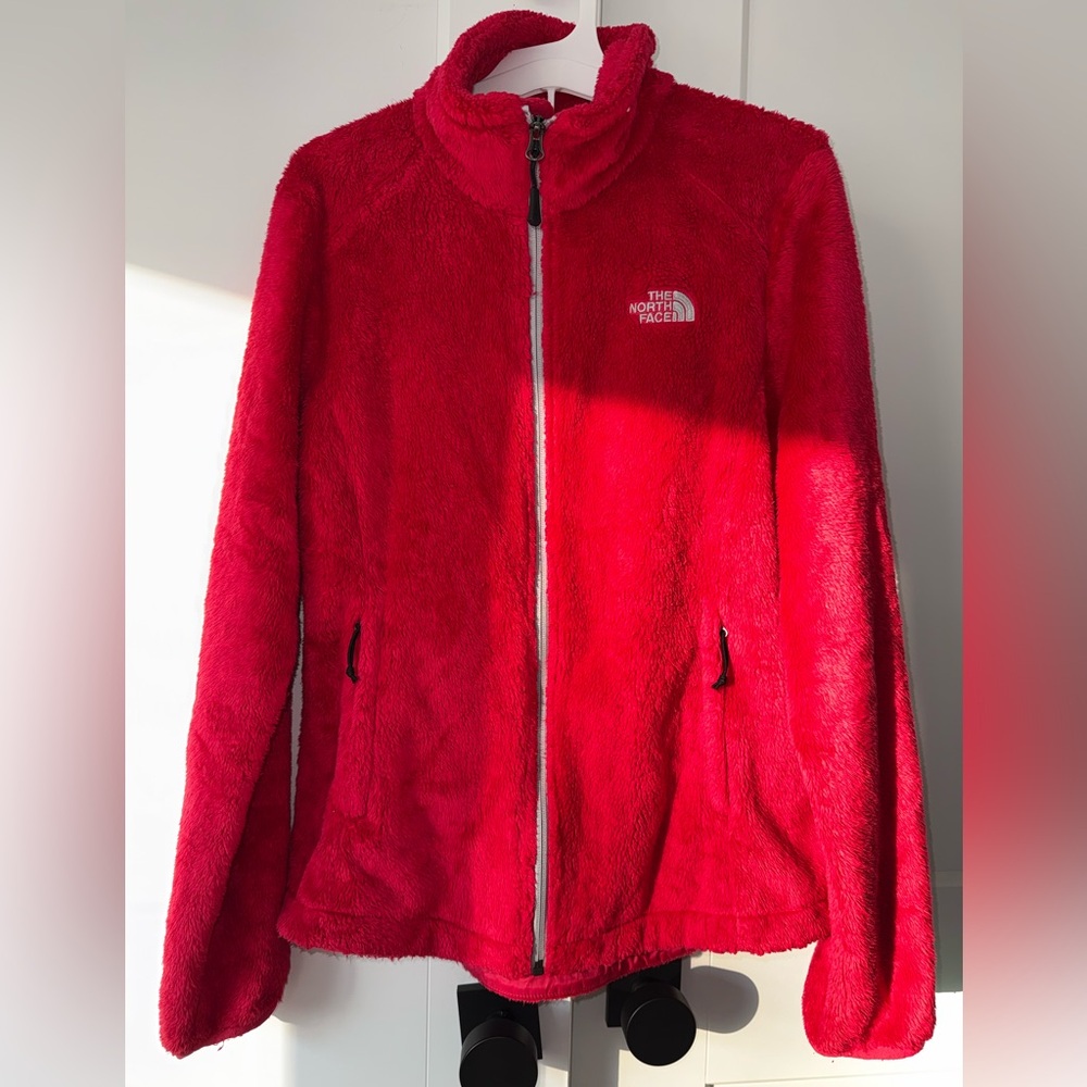 The North Face Women's Vibrant Pink Teddy Jacket